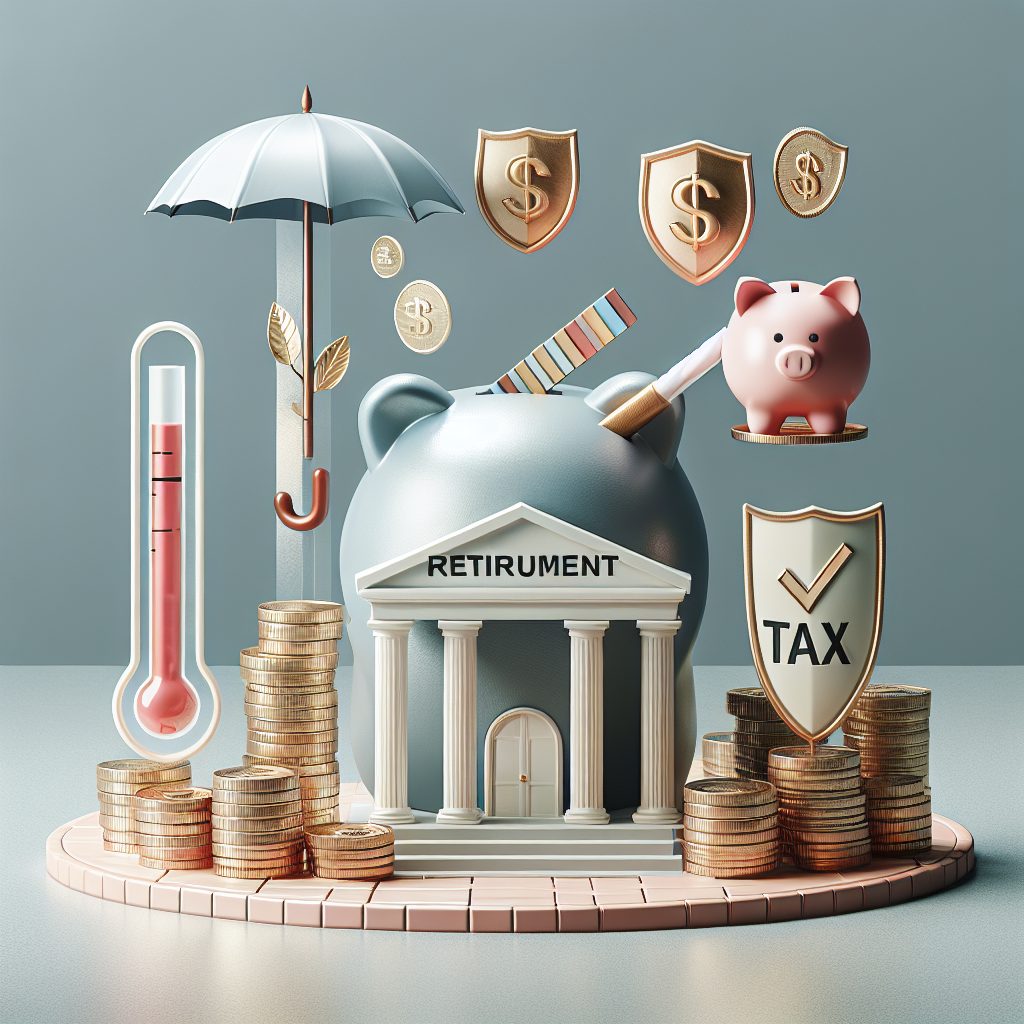 How can retirement accounts reduce tax liability? 